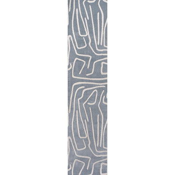 Alcina Modern Scandinavian Graphic Lines High-Low Area Rug